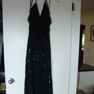 Black Embroidered Dress
